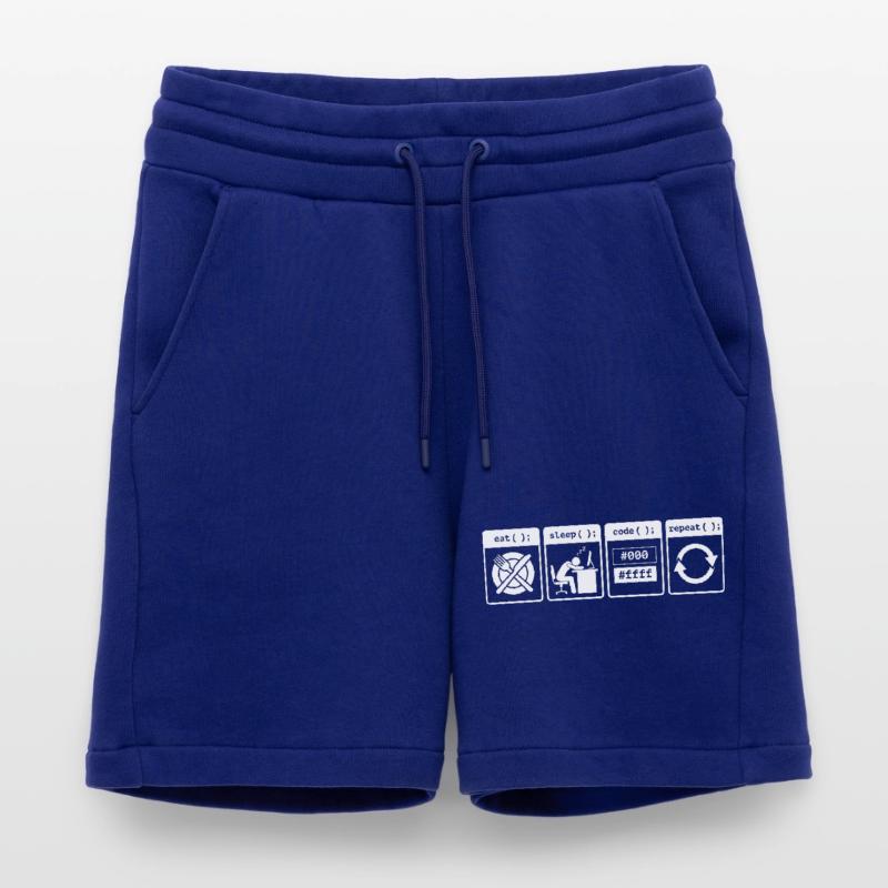 Eat Sleep Code Repeat – Coder Workflow Design Shorts - made by SPREAD