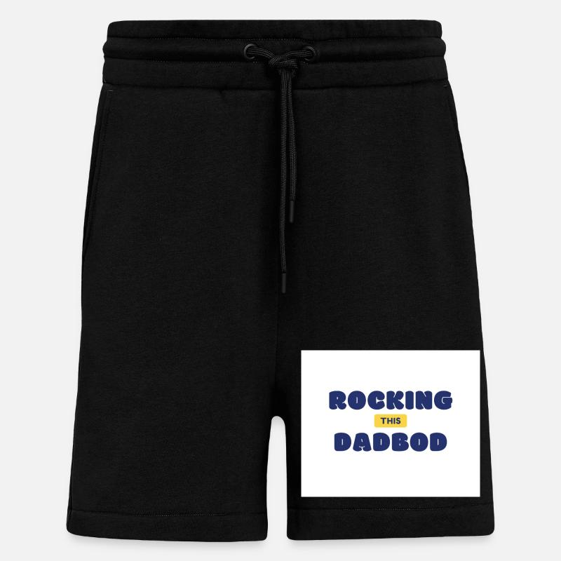 Rocking This Dad Bod - Shorts - made by SPREAD - SOLID BLACK