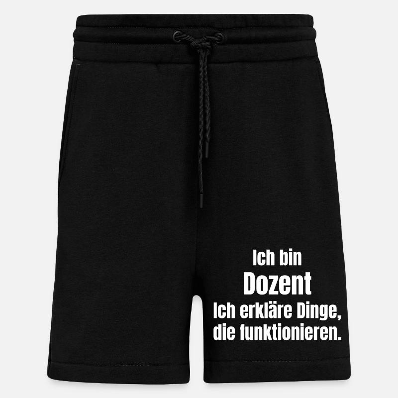 I'm a lecturer – explaining things - Shorts - made by SPREAD - SOLID BLACK