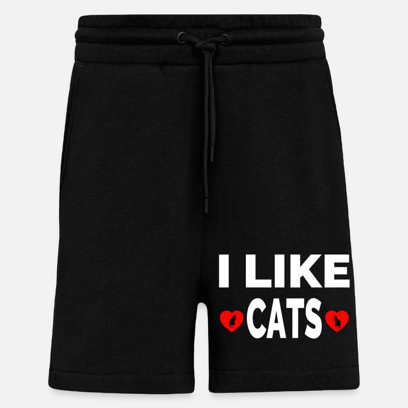 Katzen - Shorts - made by SPREAD - SOLID BLACK