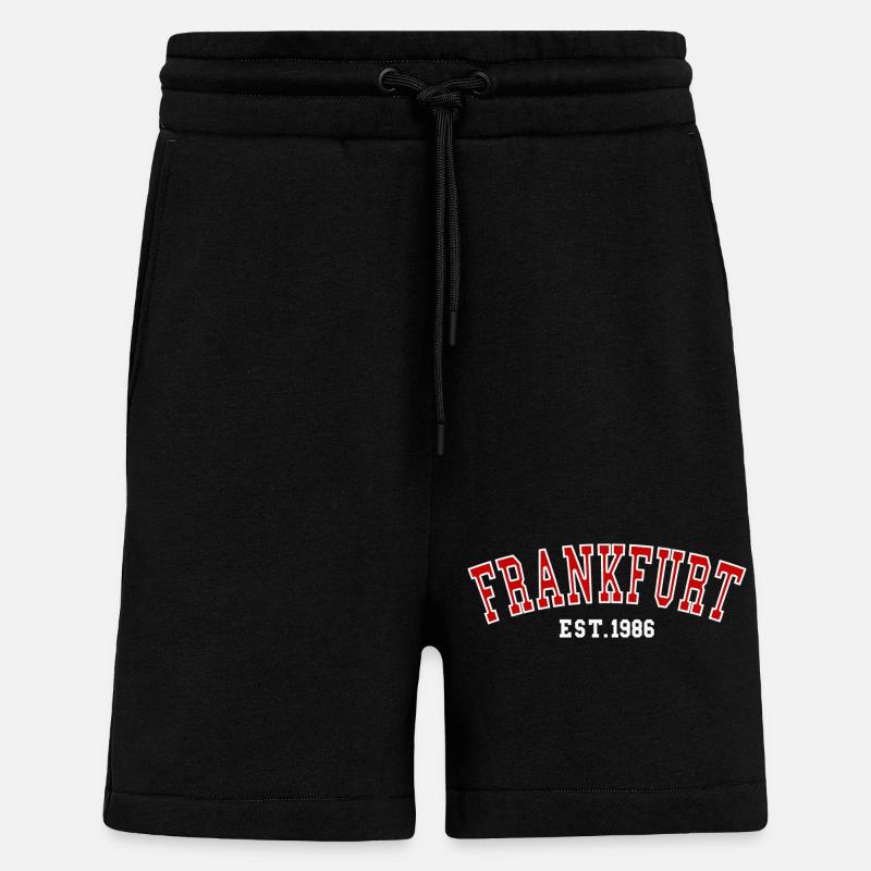Frankfurt Est. 1986 - Shorts - made by SPREAD - SOLID BLACK