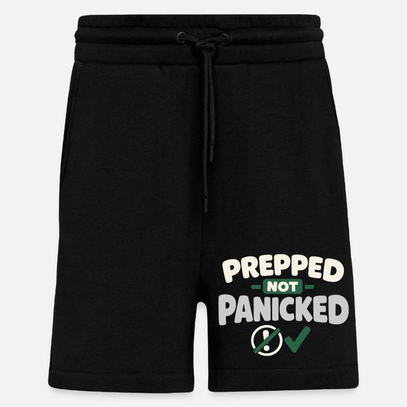 Ruhe Schlägt Panikbereitschaft, Lebensstil, - Shorts - made by SPREAD - SOLID BLACK