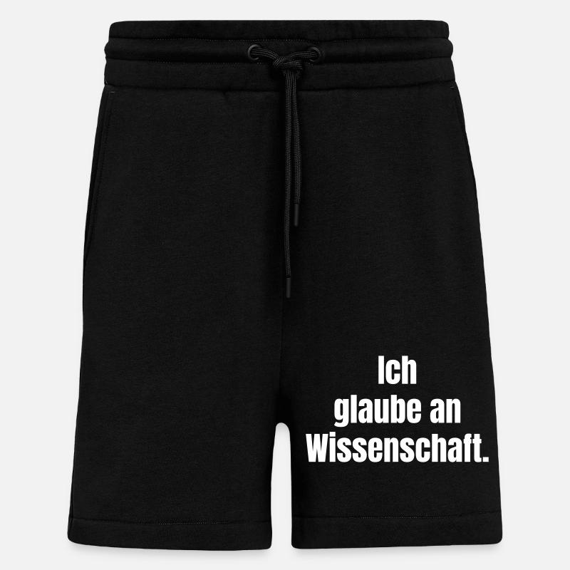 I believe in science - Shorts - made by SPREAD - SOLID BLACK