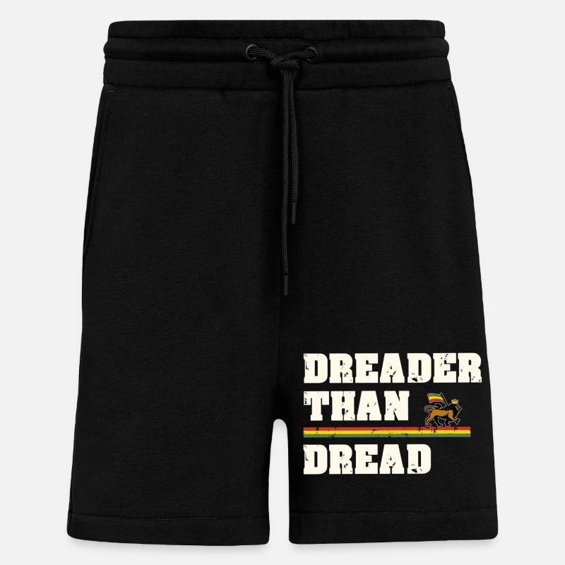 Dreader Than Dread - Shorts - made by SPREAD - SOLID BLACK