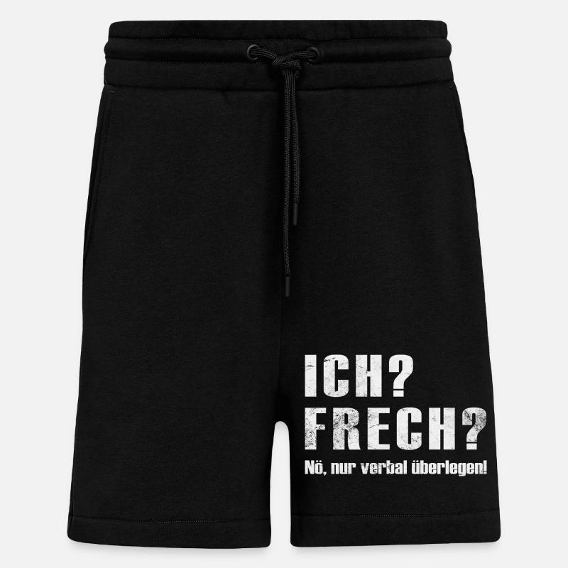 Verbal - Shorts - made by SPREAD - SOLID BLACK