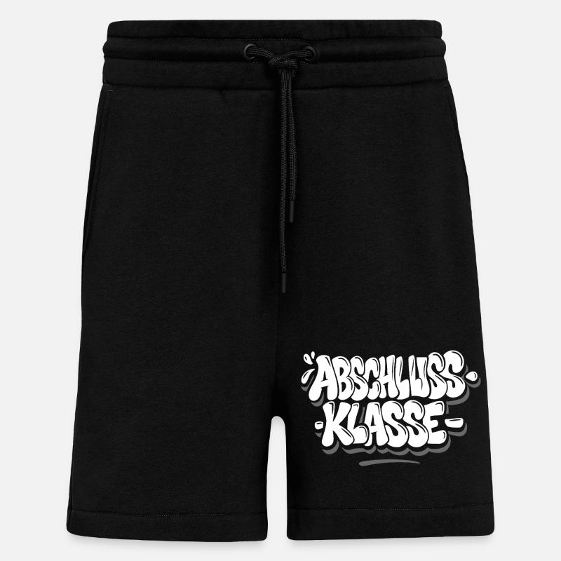 Abschlussklasse Graffiti - Shorts - made by SPREAD - SOLID BLACK