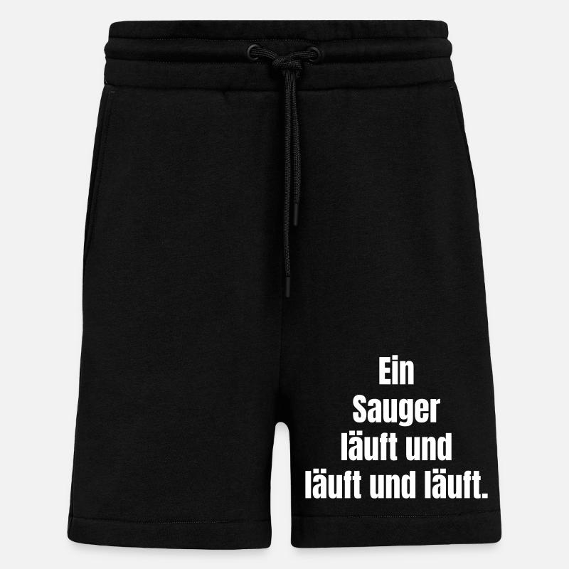 Ein Sauger läuft - Shorts - made by SPREAD - SOLID BLACK