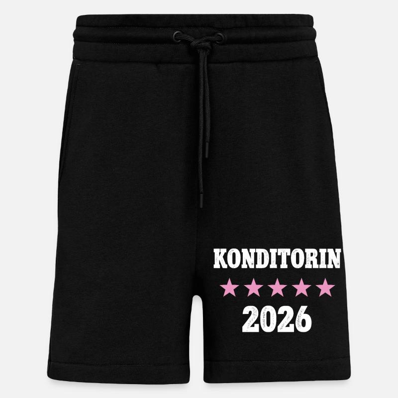 Confectioner 2026 New Job Work Training Apprenticeship - Shorts - made by SPREAD - SOLID BLACK