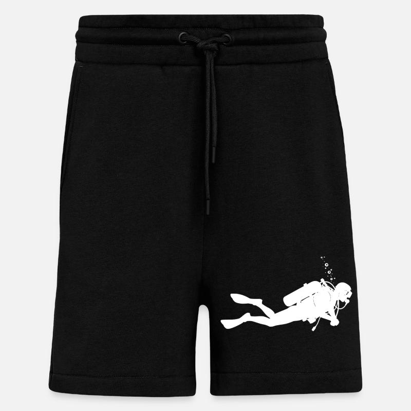 Kurz und klar Diving - Shorts - made by SPREAD - SOLID BLACK