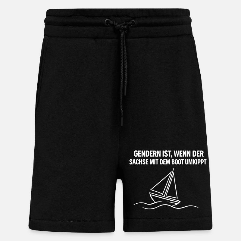 Gendern Sachse Boot - Shorts - made by SPREAD - SOLID BLACK