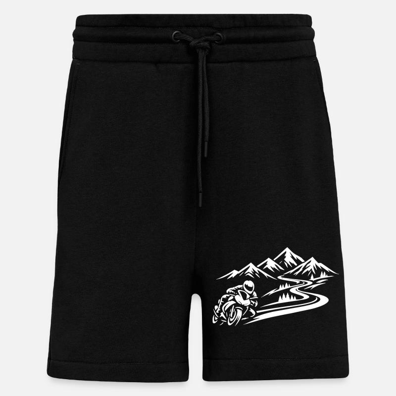 Alpenpass Ride - Shorts - made by SPREAD - SOLID BLACK