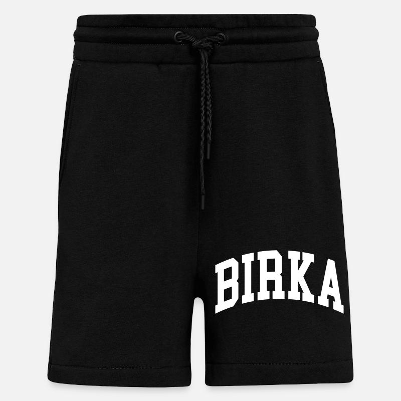 Birka - Short bio décontracté fabriqué en UE - SOLID BLACK