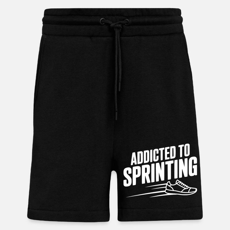 Sprintsüchtig - Shorts - made by SPREAD - SOLID BLACK