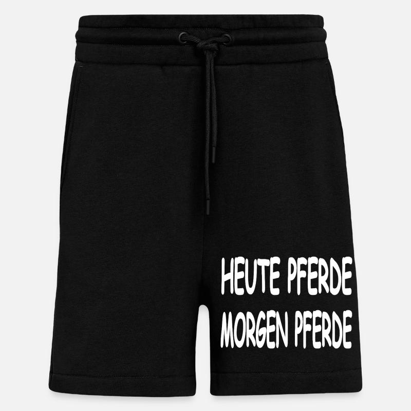 Pferde - Shorts - made by SPREAD - SOLID BLACK