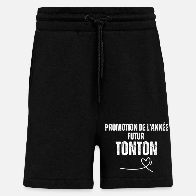 Uncle Future Year Promo - Shorts - made by SPREAD - SOLID BLACK
