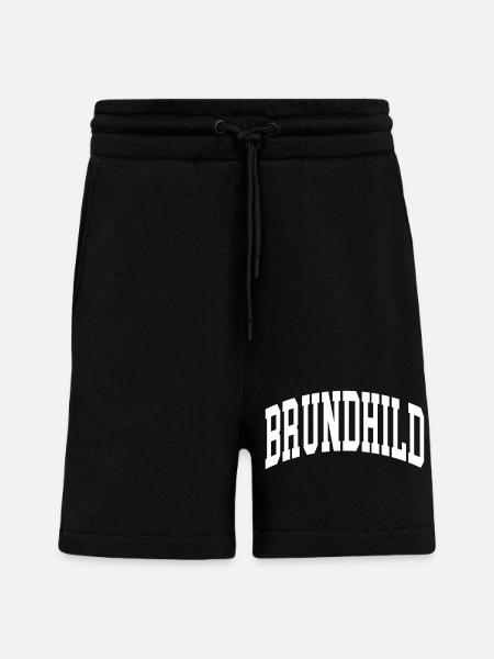 Brundhild - Short bio décontracté fabriqué en UE - SOLID BLACK
