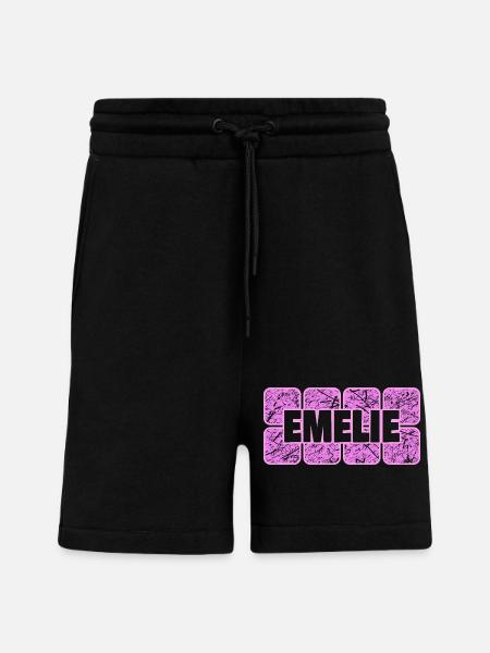 Geschenk für Emelie - Shorts - made by SPREAD - SOLID BLACK