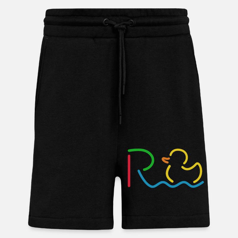 Endlich Rente - Ruhestand - Pension - Shorts - made by SPREAD - SOLID BLACK