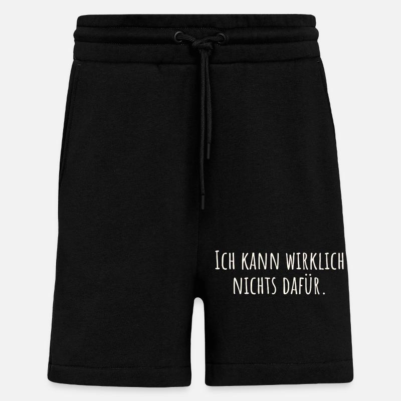 Ich kann wirklich nichts dafür - Shorts - made by SPREAD - SOLID BLACK