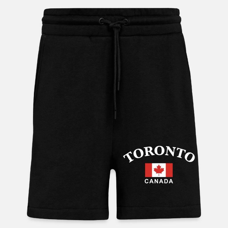 Toronto, Kanada - Shorts - made by SPREAD - SOLID BLACK