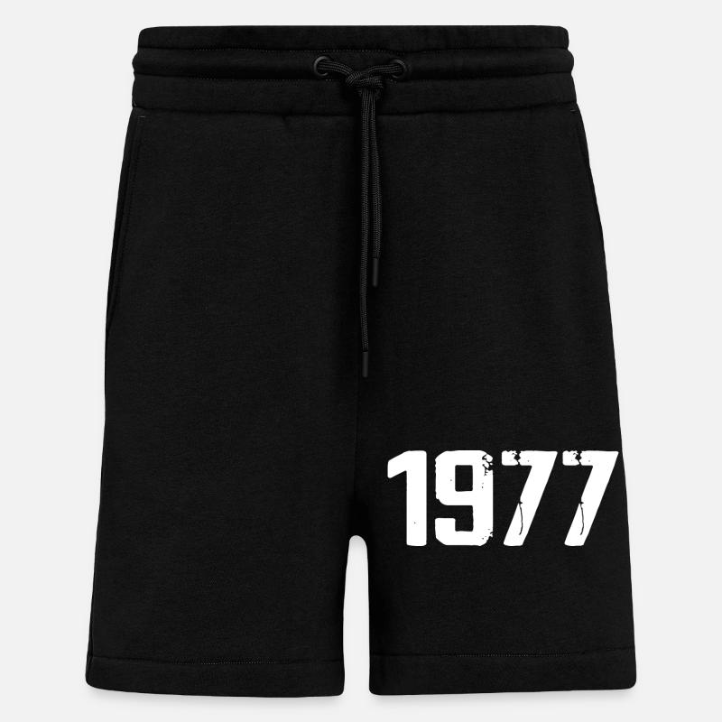 1977 – Großartig seit 1977 - Shorts - made by SPREAD - SOLID BLACK
