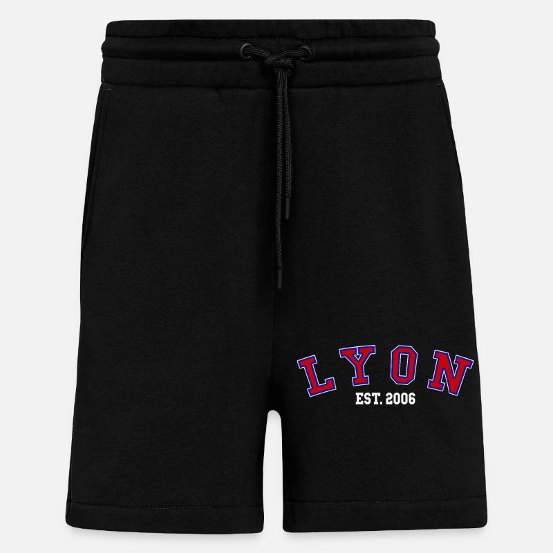 Lyon gegründet 2006 - Shorts - made by SPREAD - SOLID BLACK