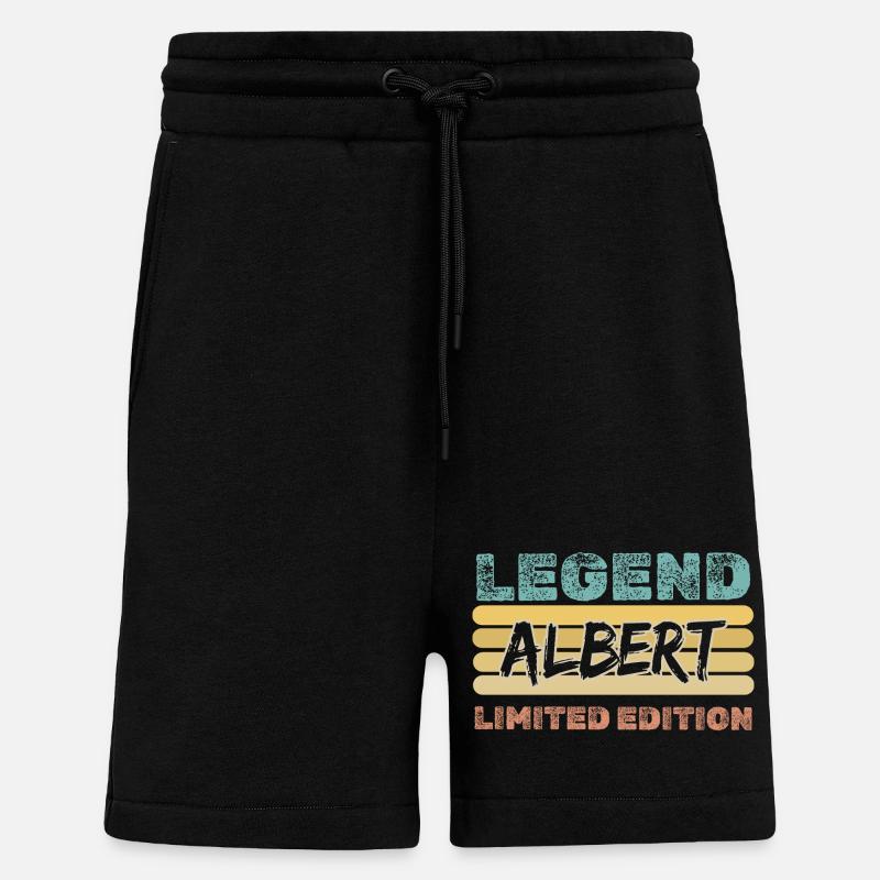 Spruch Albert - Shorts - made by SPREAD - SOLID BLACK