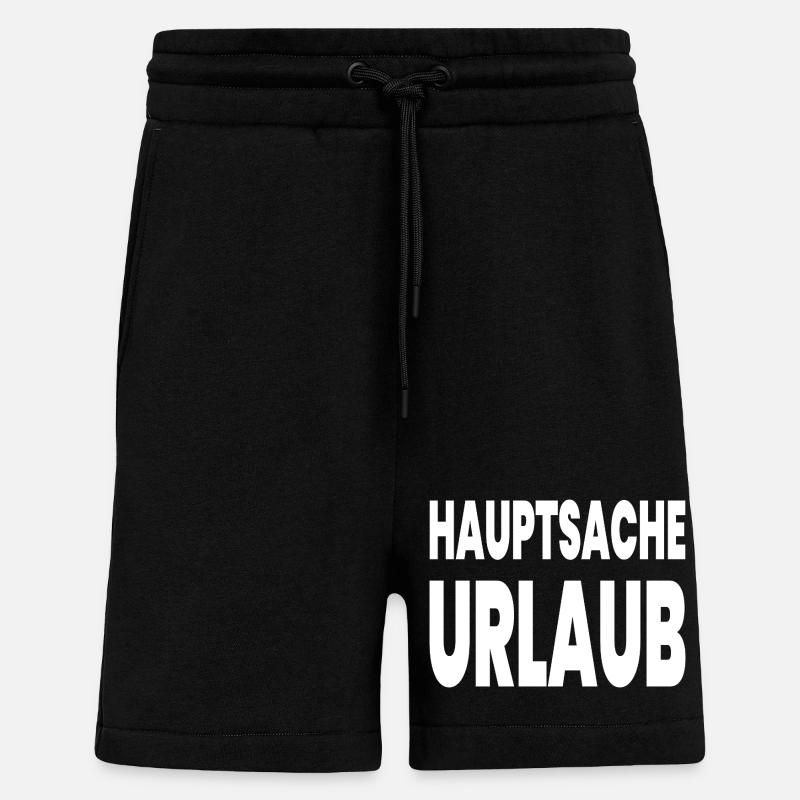 Urlaub - Shorts - made by SPREAD - SOLID BLACK