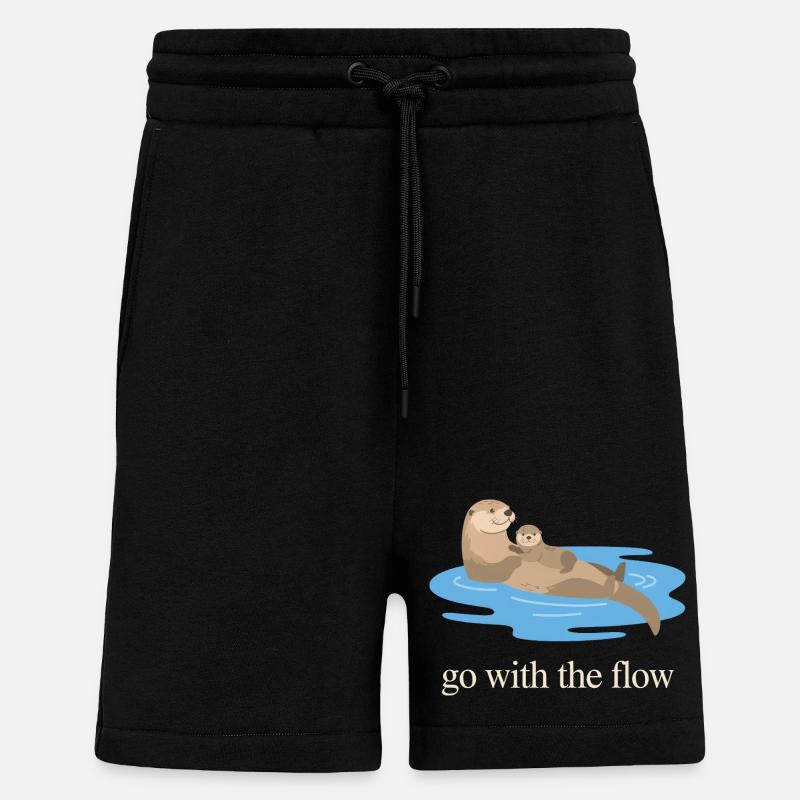 Nimm das Flow Otter Duo - Shorts - made by SPREAD - SOLID BLACK