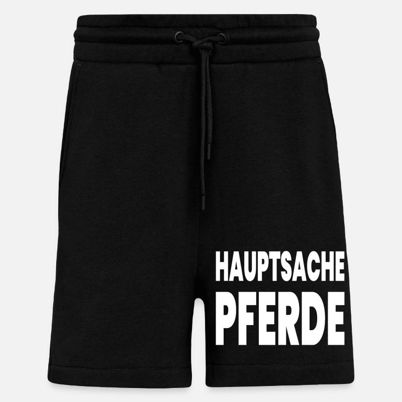 Pferde - Shorts - made by SPREAD - SOLID BLACK