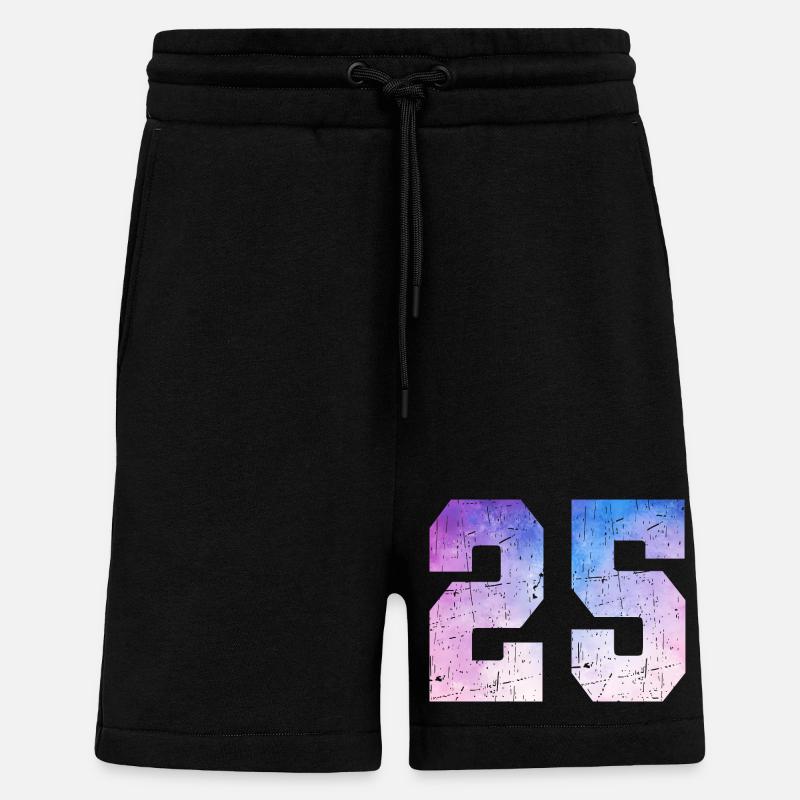 Ausgabe 25 – 25. Jubiläumsgeschenk - Shorts - made by SPREAD - SOLID BLACK