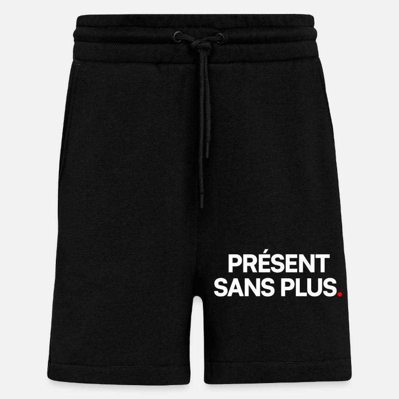 Présent sans plus - Short bio décontracté fabriqué en UE - SOLID BLACK