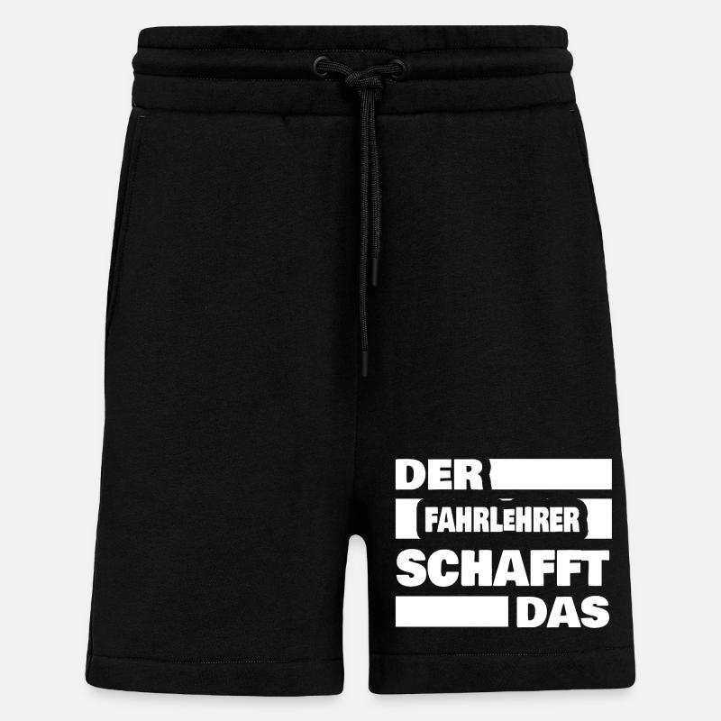 Beruf Fahrlehrer - Shorts - made by SPREAD - SOLID BLACK