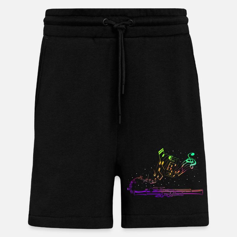 Fosse, section de percussions de marimbistes - Short bio décontracté fabriqué en UE - SOLID BLACK