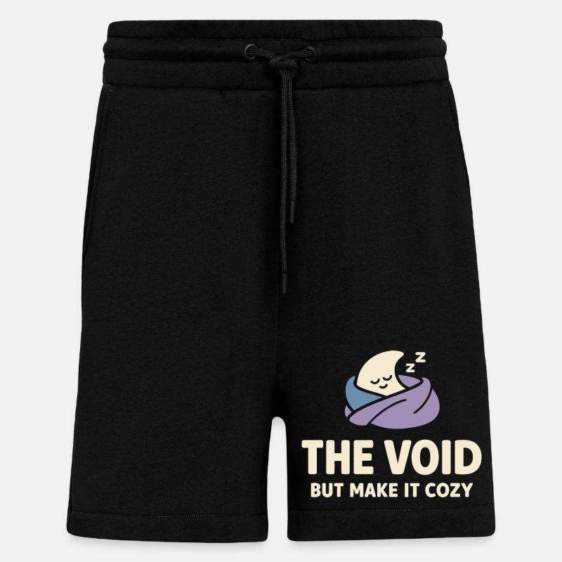 Existenzieller Humor, Nihilismus, Humor, - Shorts - made by SPREAD - SOLID BLACK