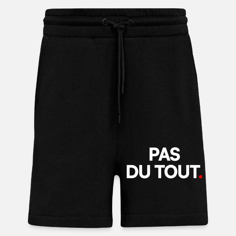 Pas du tout - Short bio décontracté fabriqué en UE - SOLID BLACK