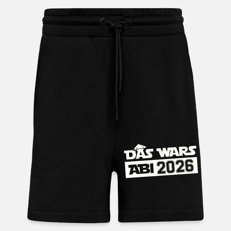 DAS WARS Abi 2026 - Shorts - made by SPREAD - SOLID BLACK