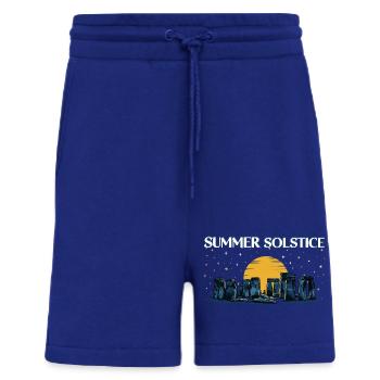 Litha Pagan Solstice d’été Midsommar - Short bio décontracté fabriqué en UE - Iconic Blue - Devant