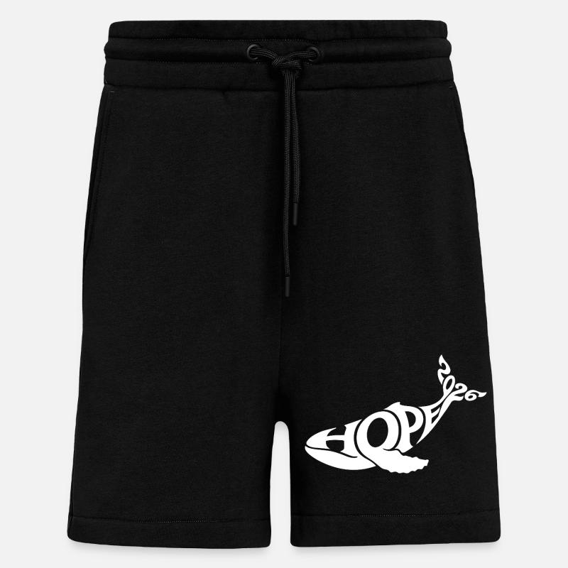 HOPE der Wal - Shorts - made by SPREAD - SOLID BLACK