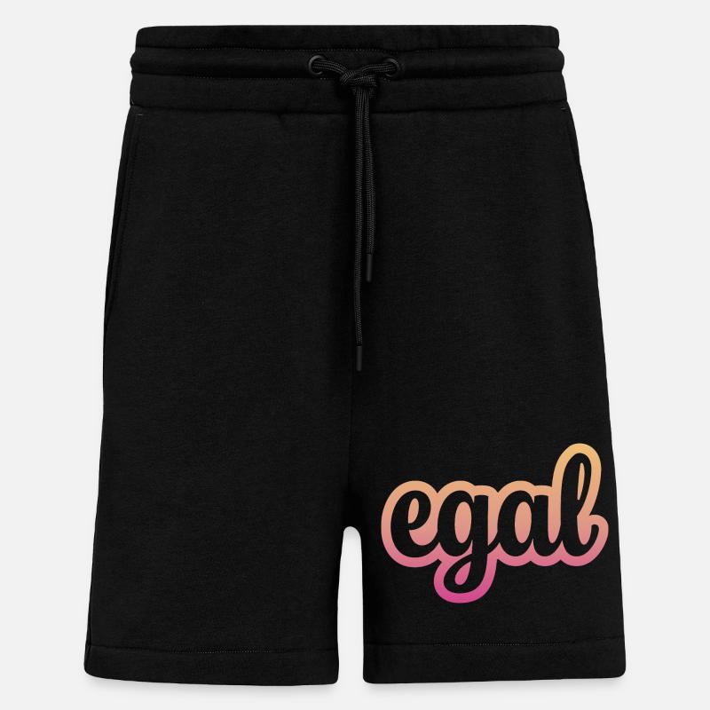 tout de même - Short bio décontracté fabriqué en UE - SOLID BLACK