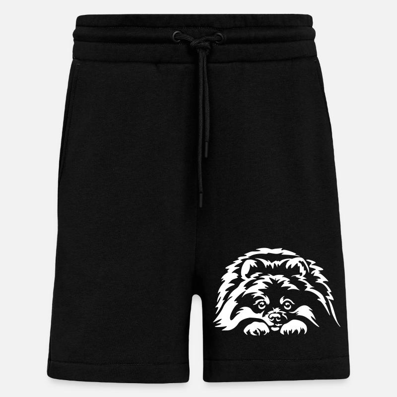 Zwergspitz "Black Edition" - Shorts - made by SPREAD - SOLID BLACK