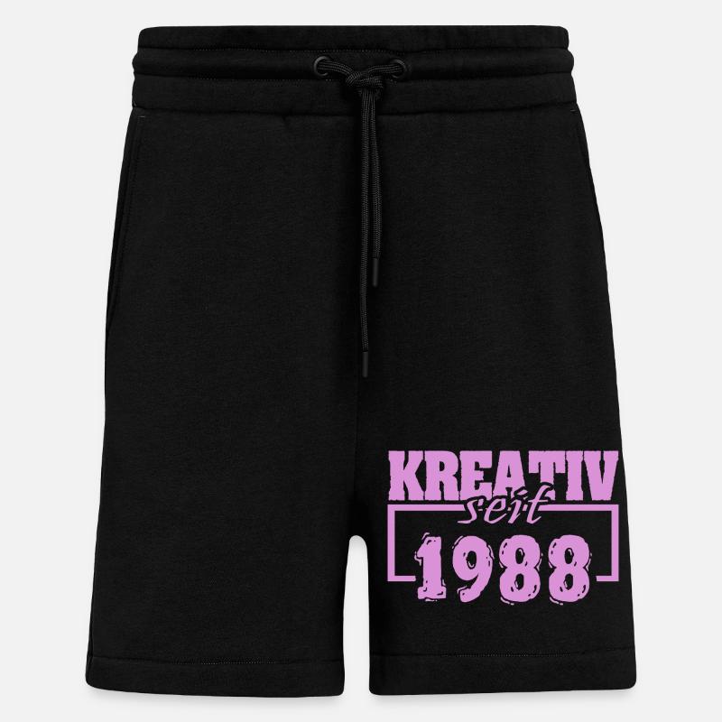 Creative 1988 - Shorts - made by SPREAD - SOLID BLACK