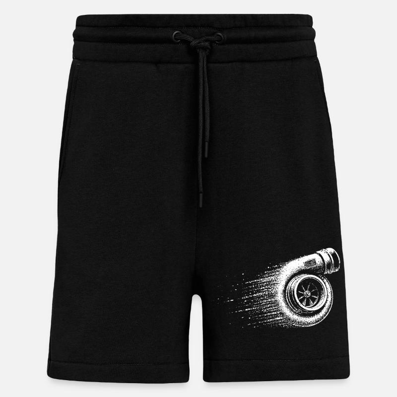 Turbolader Boost Boosted Tuner Schrauber - Shorts - made by SPREAD - SOLID BLACK