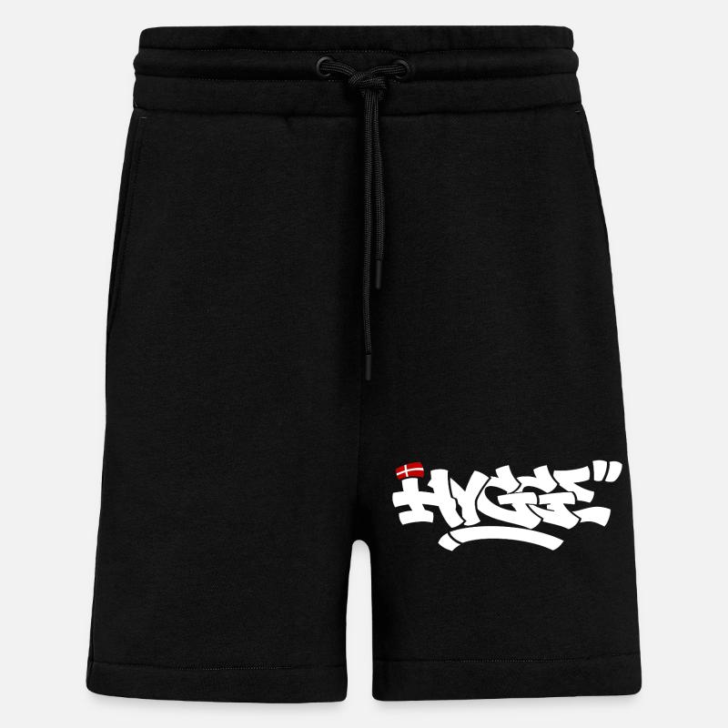Hygge - Short bio décontracté fabriqué en UE - SOLID BLACK