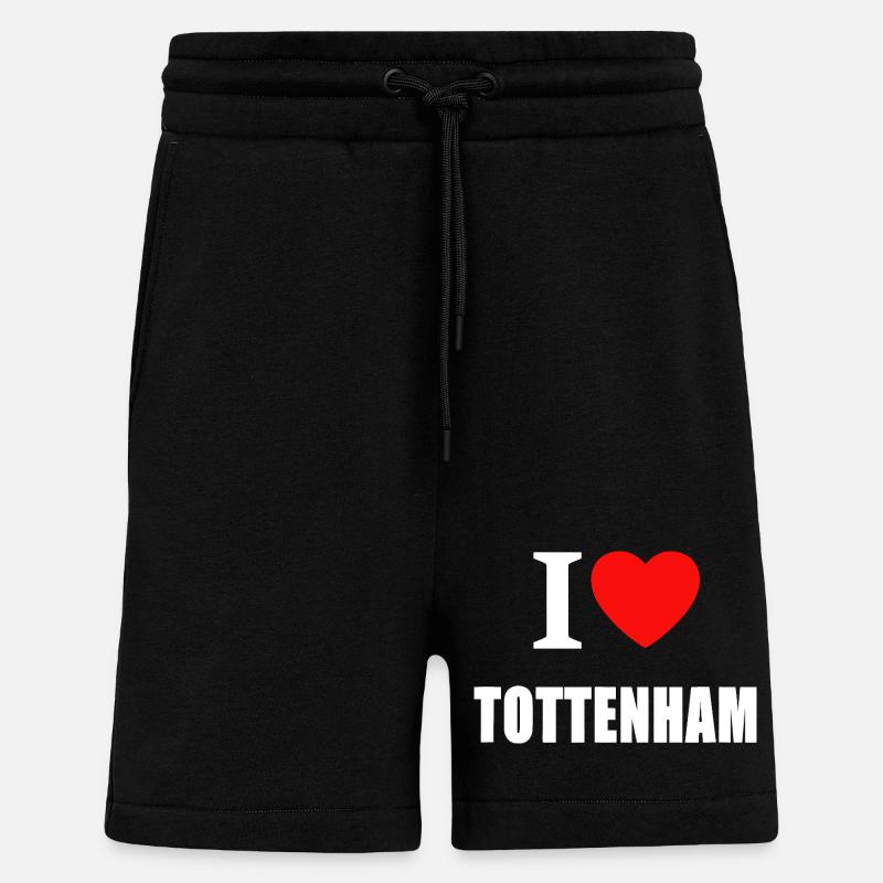 Ich liebe Tottenham - Shorts - made by SPREAD - SOLID BLACK