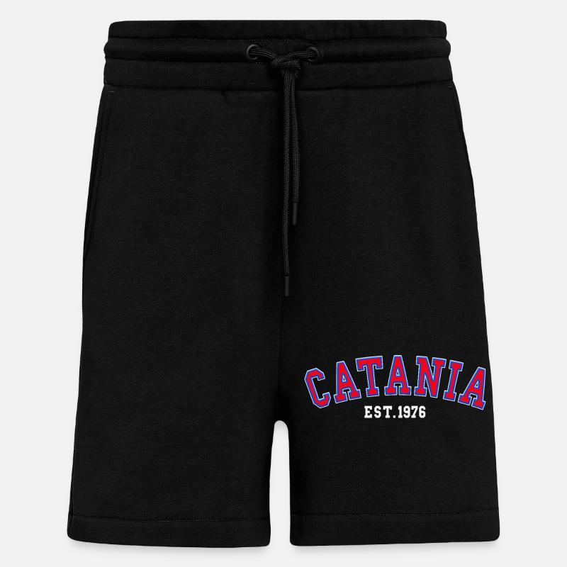 Catania Est. 1976 - Shorts - made by SPREAD - SOLID BLACK