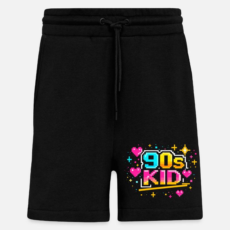 90s kid - Shorts - made by SPREAD - SOLID BLACK