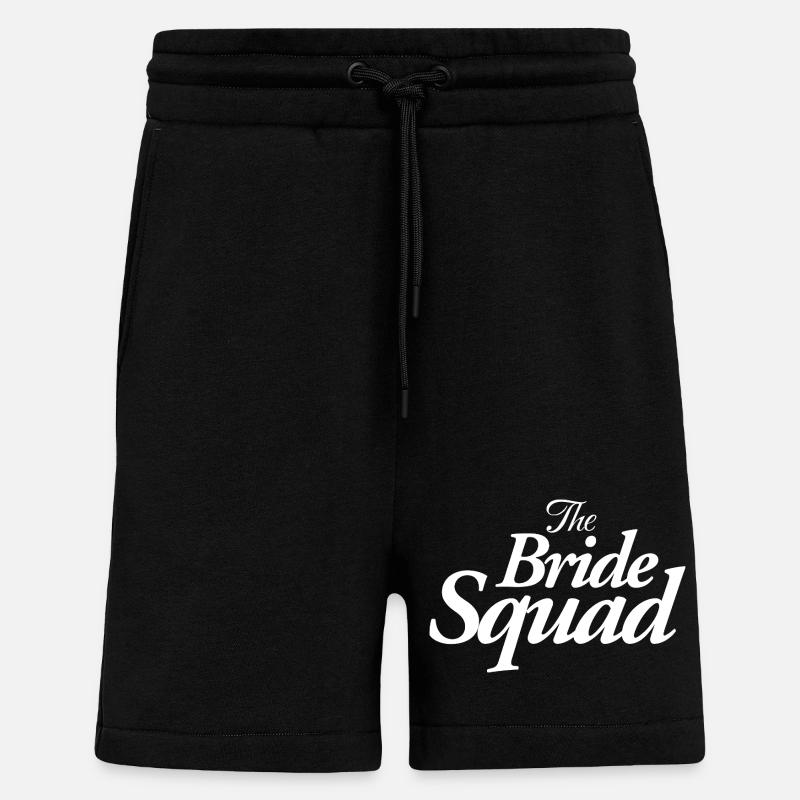 L’Escouade de la Mariée - Short bio décontracté fabriqué en UE - SOLID BLACK