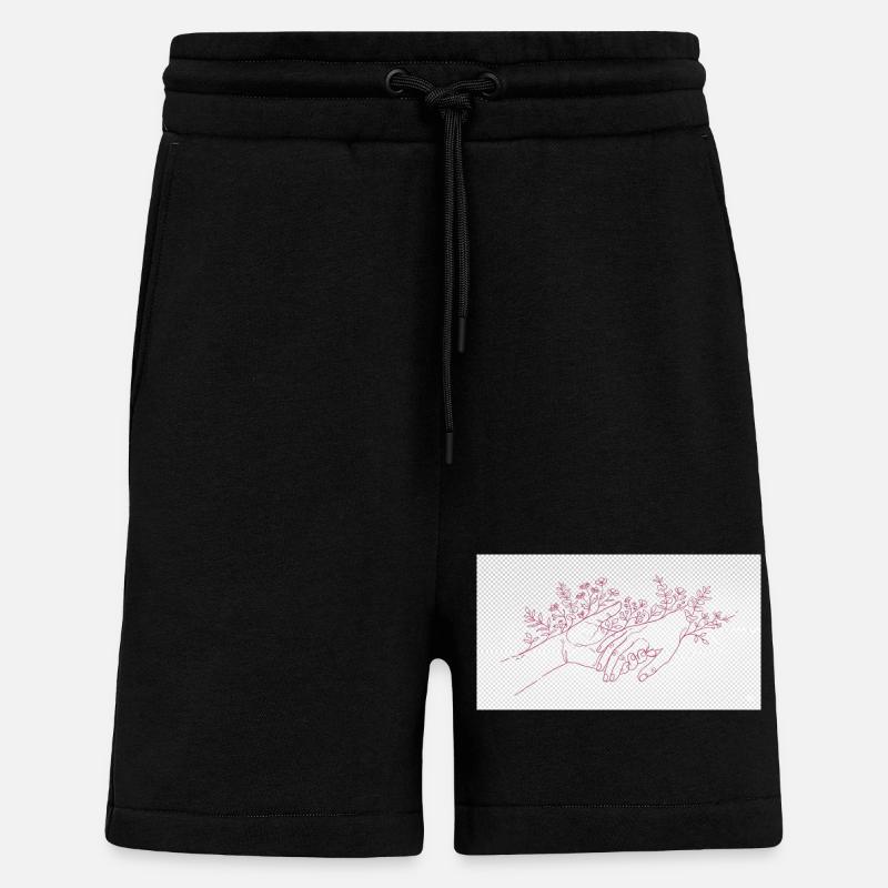 Hand of the Protector - Shorts - made by SPREAD - SOLID BLACK