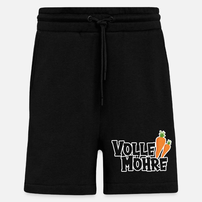 Volle Möhre - Shorts - made by SPREAD - SOLID BLACK
